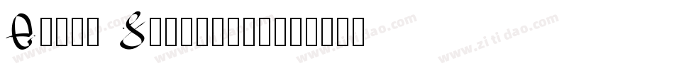 Evils Signature字体转换
